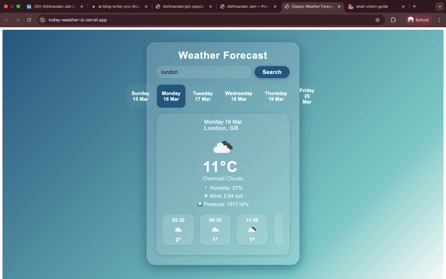 Weather App 🌦️